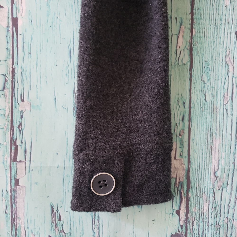 Anthropologie Wool Crop Bolero Shrug Cardigan by Sparrow - Picture 8 of 9